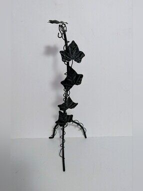Plant Stand Black Metal Ivy Decorative Iron Display Stand